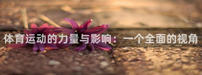 千亿国际官方正版app代理:体育运动的力量与影响:一个全面的